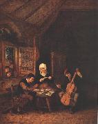 OSTADE, Adriaen Jansz. van Village Musicians  a painting